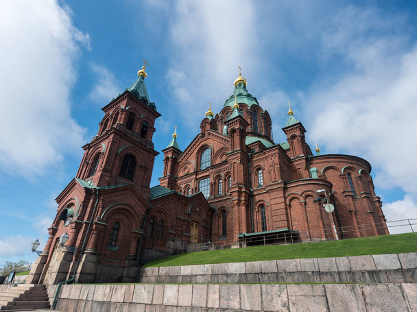 katedra Uspenski w Helsinkach w Finlandii - Zdjęcie, obraz