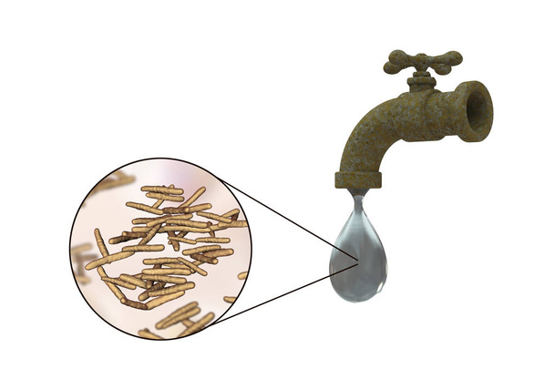Segurança do conceito de água potável
 - Foto, Imagem