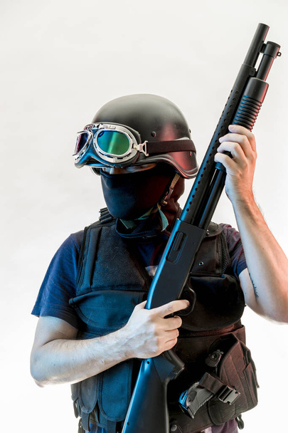 man armed with balaclava - Foto, Bild