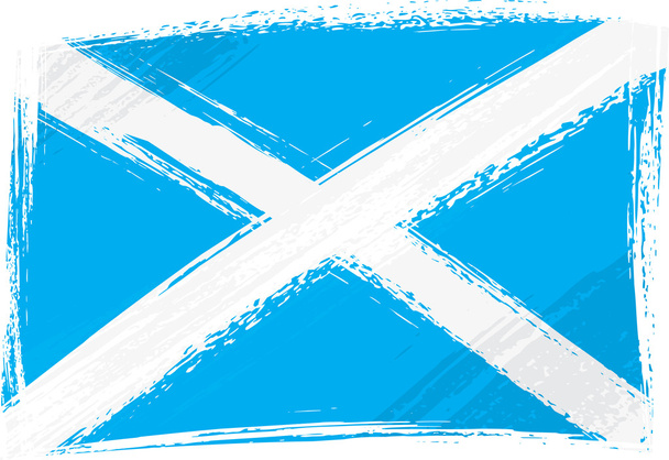Grunge İskoçya bayrağı - Vektör, Görsel