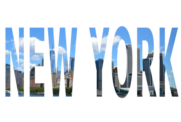 The word new york in the symbol - Фото, изображение