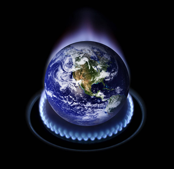 Παγκόσμια υπερθέρμανση του πλανήτη γη - Φωτογραφία, εικόνα