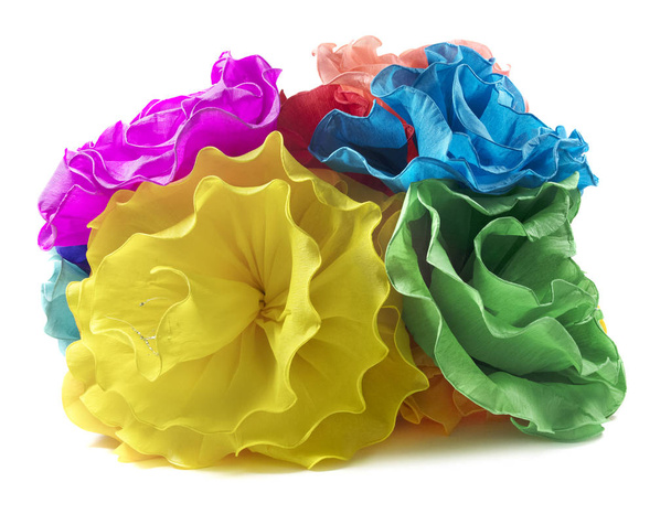 Изолированные бумажные цветы
 - Фото, изображение