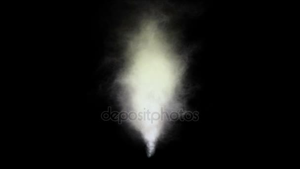 4 k の煙の霧霧、水液体ガス蒸気星雲プラズマ花火雲粒. - 映像、動画