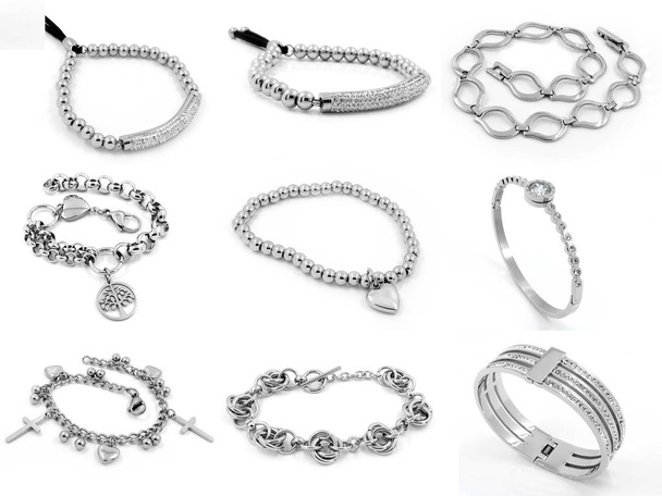 Jewelry - Bracelet - Stainless Steel - Fotoğraf, Görsel