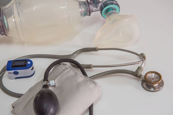 Set Medical equipment on a white background  - Photo, Image