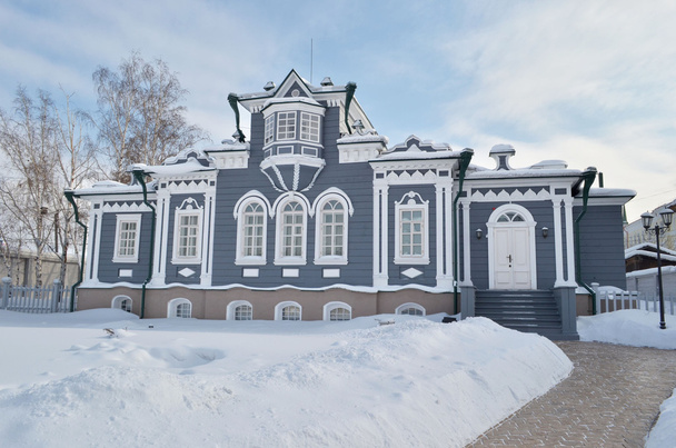 Museum der Dekabristen: troubetzkoy 'Haus in der Stadt Irkutsk - Foto, Bild