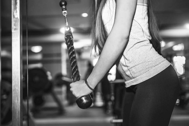 young woman in gym - Photo, image
