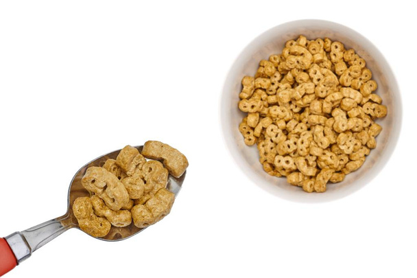 A studio photo of breakfast cereal - Φωτογραφία, εικόνα