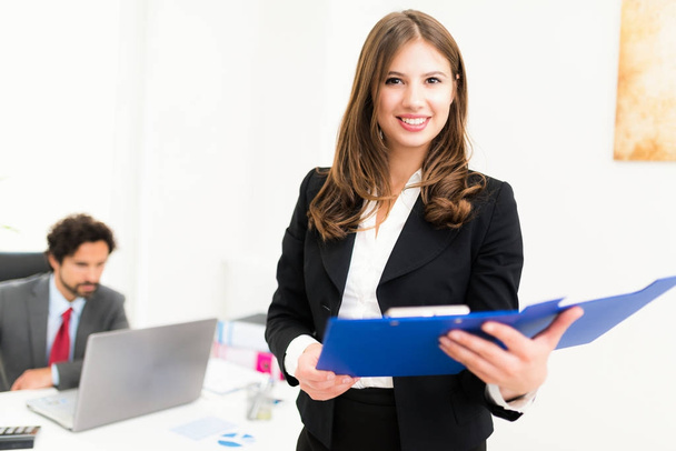 young businesswoman in office  - Photo, Image
