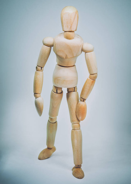 Wooden dummy model. - Foto, Imagen