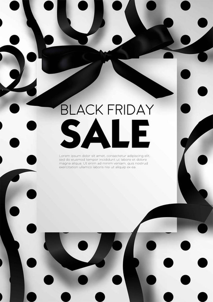 Black Friday sale advertising poster - Vetor, Imagem