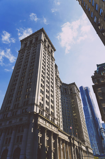 Architecture and beautiful buildings in the Manhattan City Hall  - Valokuva, kuva