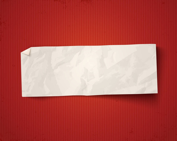 Белая бумага на винтажном фоне
 - Вектор,изображение