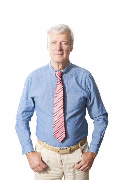 senior businessman standing - Photo, image