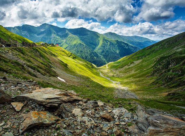 Mountain landscape. Carpathian Mountains in Romania - Photo, Image