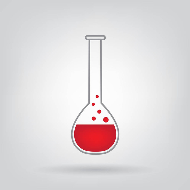 test tube icon- vector illustration - Vector, Image