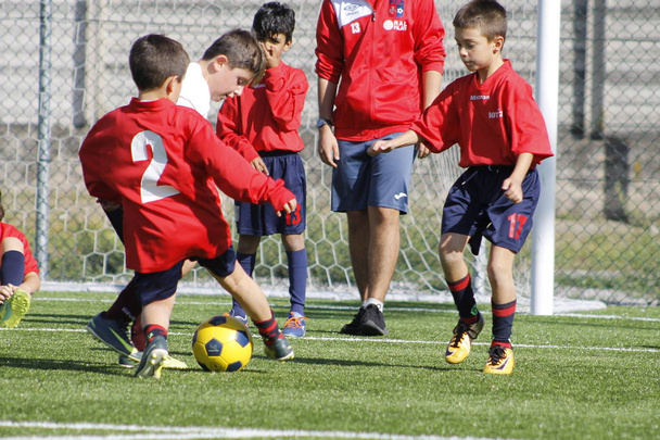 Young players play soccer - Фото, зображення