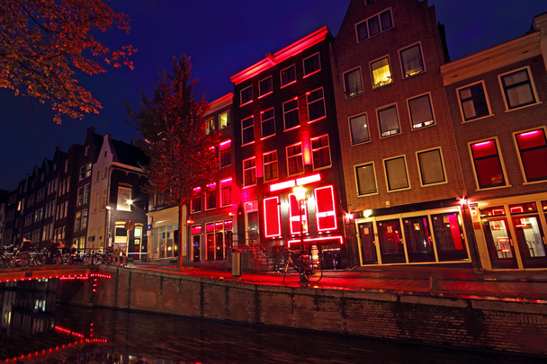 Barrio Rojo en Amsterdam Países Bajos
 - Foto, imagen