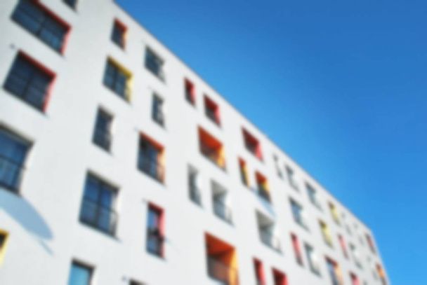 Abstract blur of modern apartment building. - Photo, Image