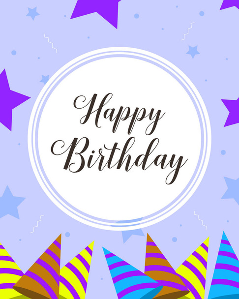 Happy birthday party invitation collection - Vector, Image
