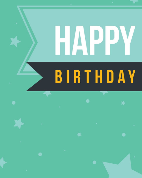 Happy birthday greeting card collection - Vector, Image
