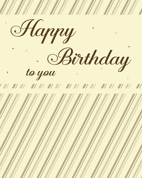 Happy birthday card design collection - Vettoriali, immagini