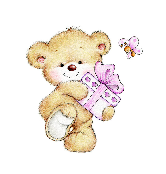 Niedlicher Teddybär - Foto, Bild