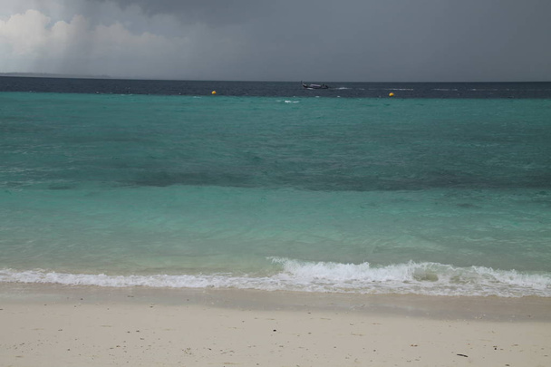 Burza plaży kolory - Zdjęcie, obraz