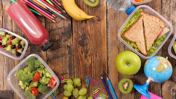 healthy eating for school  - Φωτογραφία, εικόνα