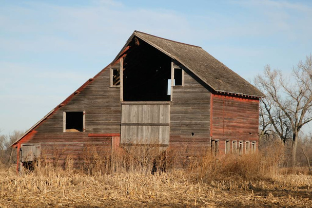 Old wood barns across the midlands - Photo, Image