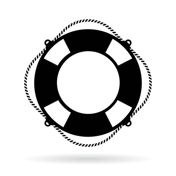 Life ring vector icon - Vektor, Bild