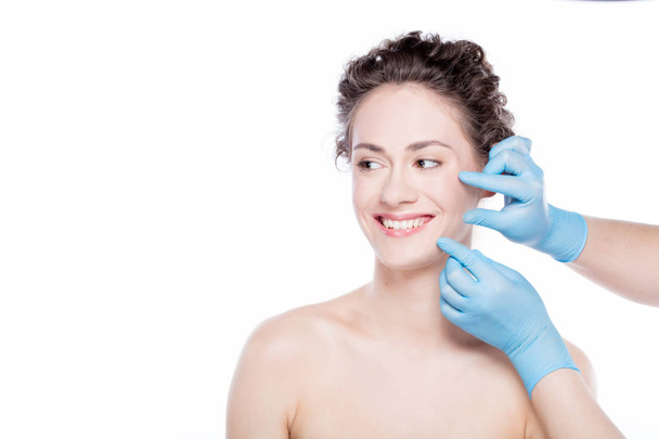 woman having skin checkup  - Photo, Image