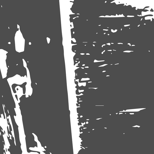 Grunge fekete-fehér szorongást textúra - Vektor, kép