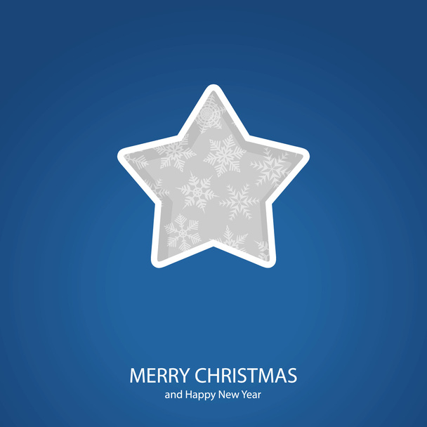 フォームの星のクリスマスのシンボル - ベクター画像