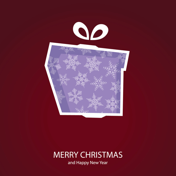 フォームのギフトのクリスマスのシンボル - ベクター画像