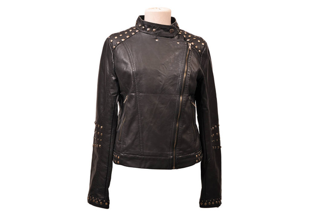 Isolated leather jacket - Photo, Image