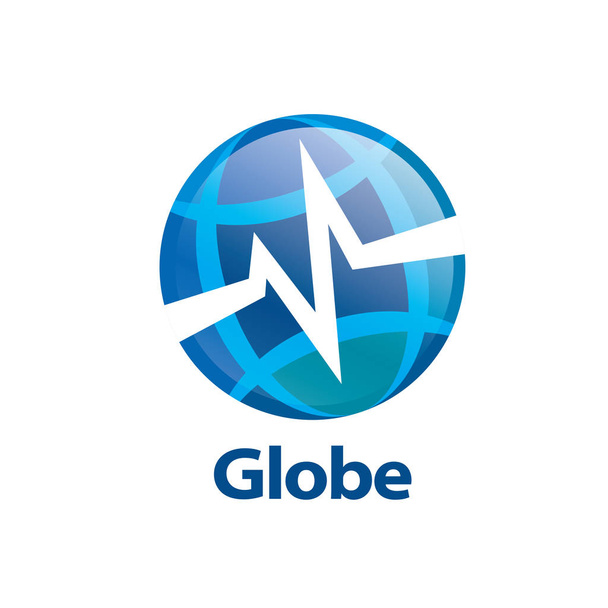 το πρότυπο λογότυπο σχεδιασμό globe - Διάνυσμα, εικόνα