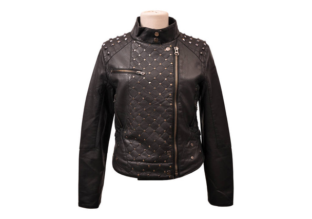 Isolated leather jacket - Photo, Image