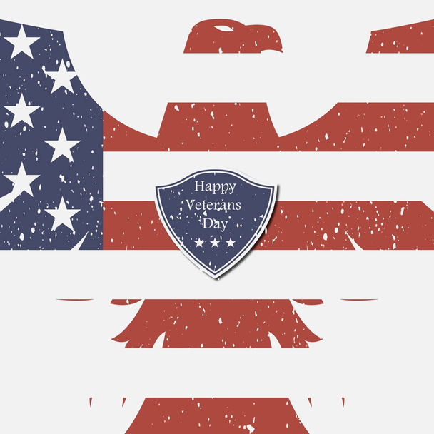 American Eagle. Den veteránů pozadí pro web design - Vektor, obrázek