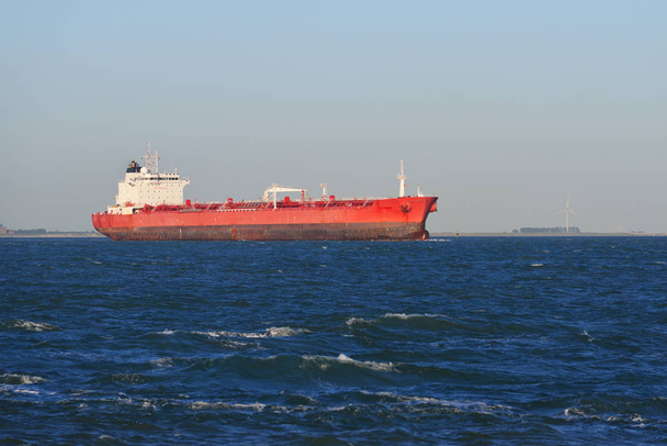 Cargo tanker ship sailing in sea - Photo, Image