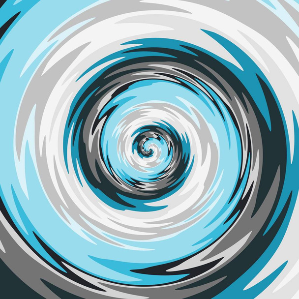 Fundo espiral abstrato em azul, cinza e branco
 - Foto, Imagem