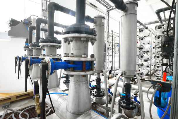 industrial water treatment and boiler room - Photo, Image