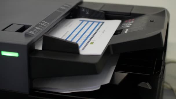 Using the printer to scanning the document - Footage, Video