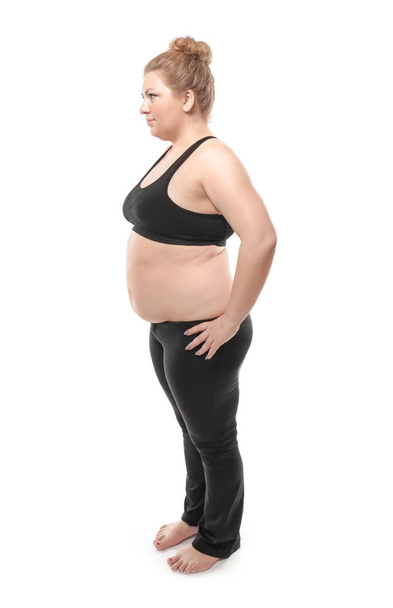 Mujer joven con sobrepeso  - Foto, Imagen