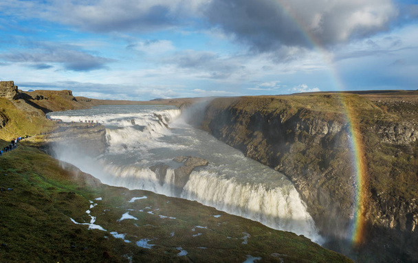 wodospad Gullfoss, Islandia - Zdjęcie, obraz