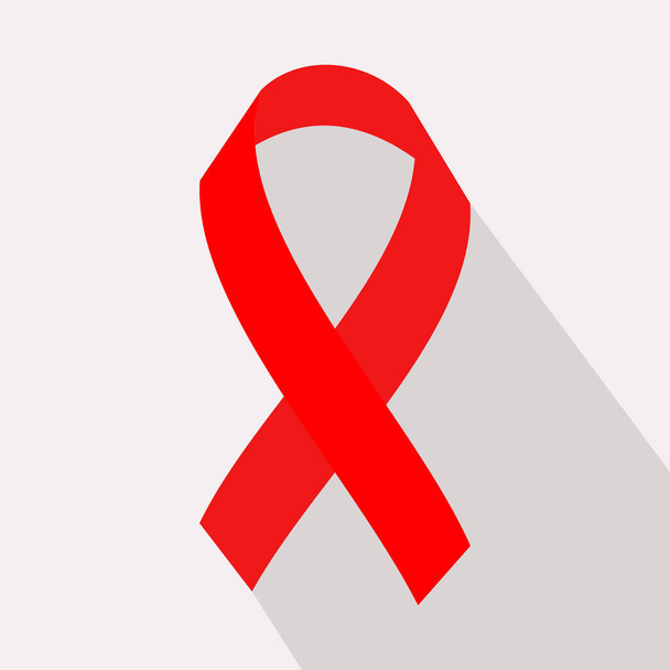 Aids Awareness Red Ribbon.  - Vector, Image