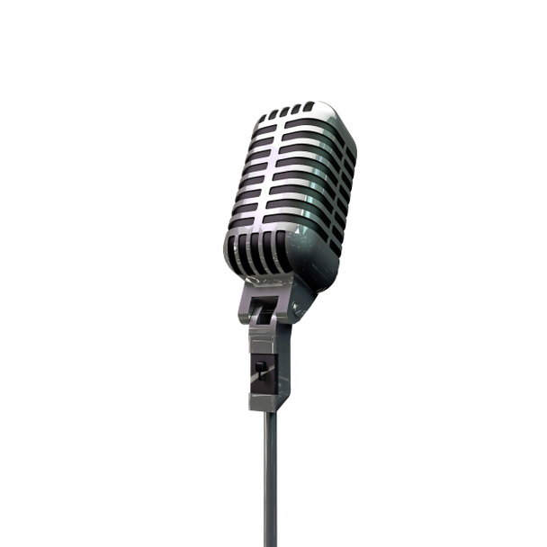 Microfone antigo
 - Foto, Imagem