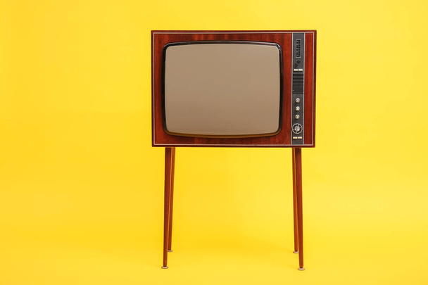 Old vintage TV  - Fotoğraf, Görsel