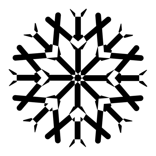 Schneeflockenelement - Vektor, Bild